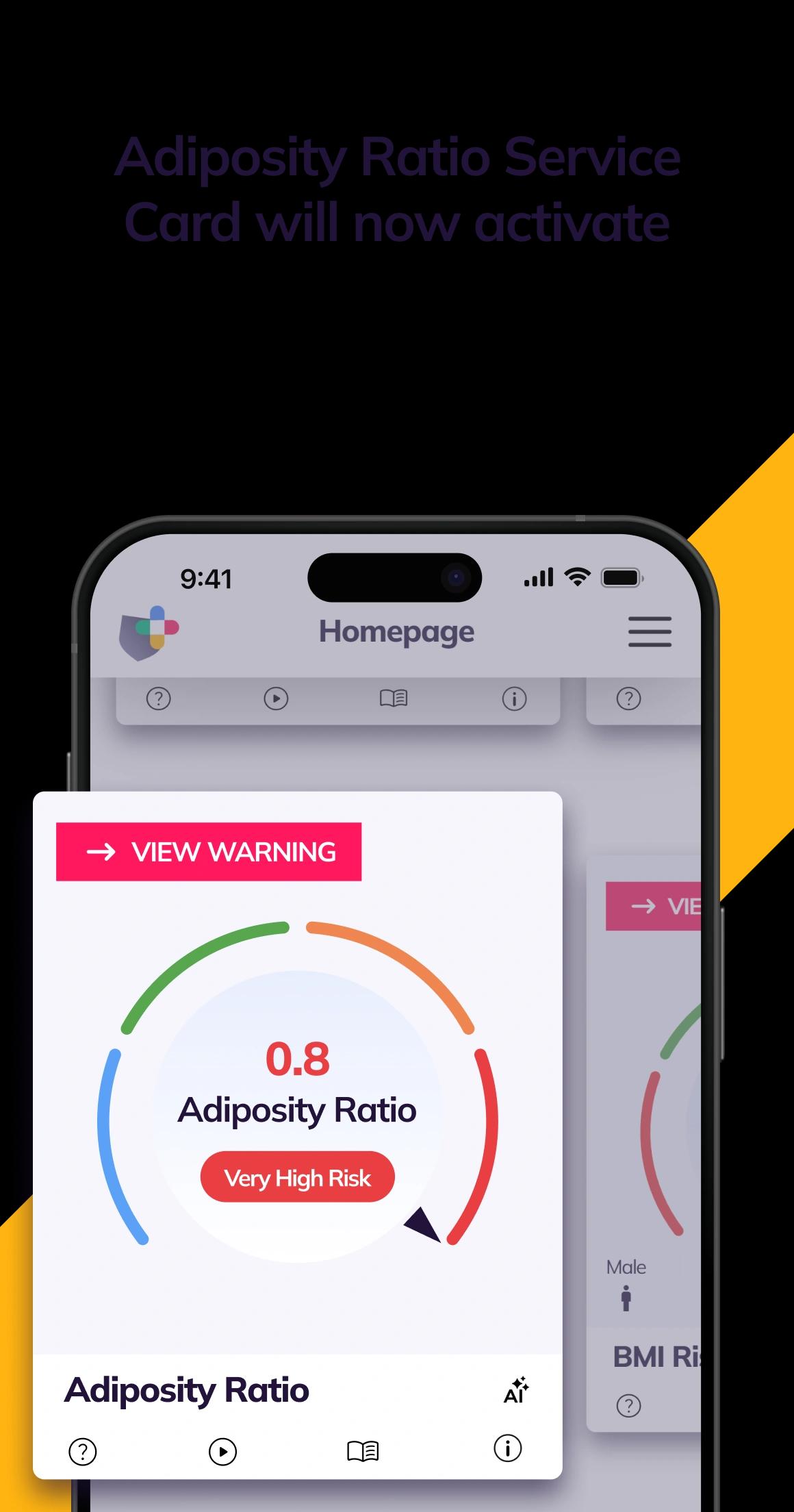 NowPatient's Adiposity Ratio Step 3