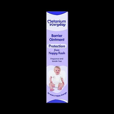 Metanium Everyday Barrier Ointment packaging which is available to order online from NowPatient with next day delivery