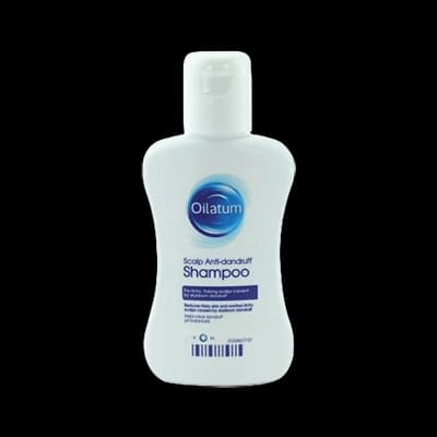 Oilatum Scalp Anti-Dandruff Shampoo packaging which is available to order online from NowPatient with next day delivery