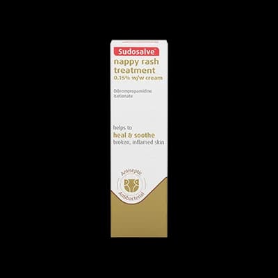 Sudosalve Nappy Rash Treatment Cream packaging which is available to order online from NowPatient with next day delivery