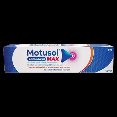 Motusol Max 2.32% w/w Gel