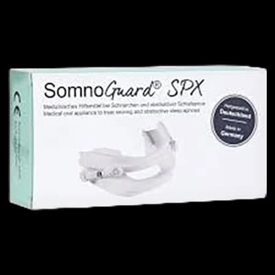 Tomed SomnoGuard SPX packaging which is available to order online from NowPatient with next day delivery