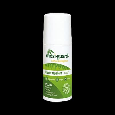 Mosi-guard Lemon Eucalyptus Roll-on packaging which is available to order online from NowPatient with next day delivery