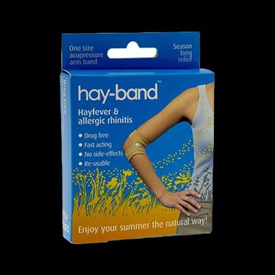 Hay-band packaging which is available to order online from NowPatient with next day delivery