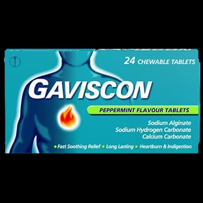 Gaviscon Peppermint Flavour Tablets