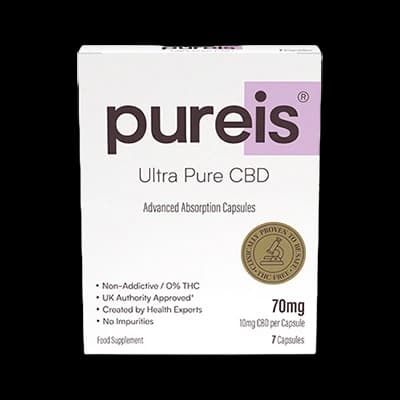 Pureis Ultra Pure CBD Advanced Absorption 10mg Capsules