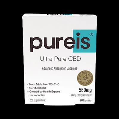 Pureis Ultra Pure CBD Advanced Absorption 20mg Capsules