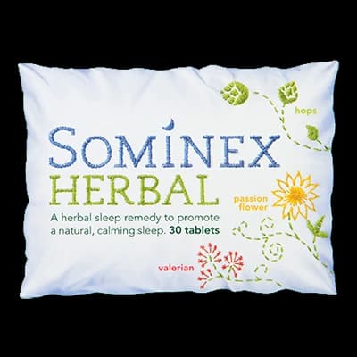 Sominex Herbal packaging which is available to order online from NowPatient with next day delivery