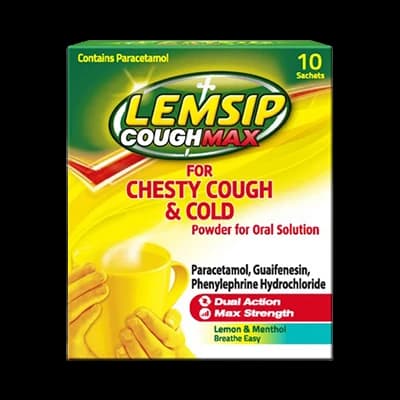 Lemsip Cough Max for Chesty Cough & Cold Powder for Oral Solution