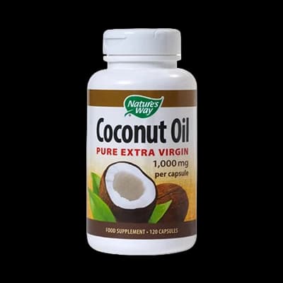 Natures Way Pure Extra Virgin Coconut Oil Capsules