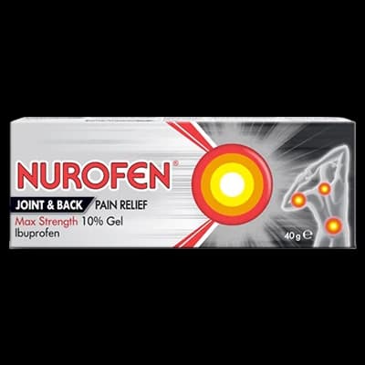 Nurofen Joint & Back Pain Relief Max Strength 10% Gel