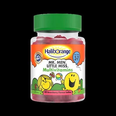 Haliborange Mr Men Little Miss Multivitamins Strawberry Softies