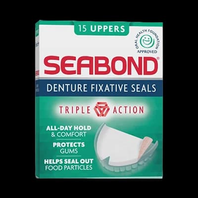 Seabond Denture Fixative Seals Uppers