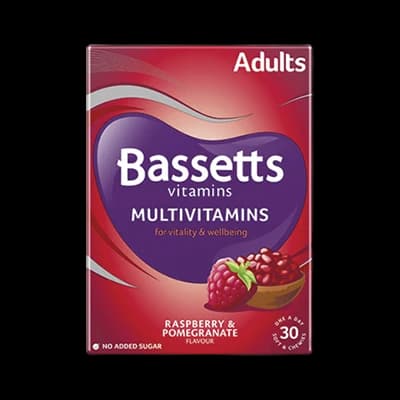 Bassetts Vitamins Adults Multivitamins Raspberry & Pomegranate