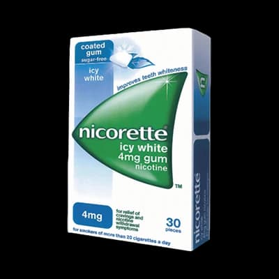 Nicorette Icy White 4mg Gum