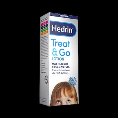 Hedrin Treat & Go packaging which is available to order online from NowPatient with next day delivery