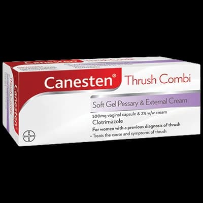 Canesten Thrush Combi Soft Gel Pessary & External Cream