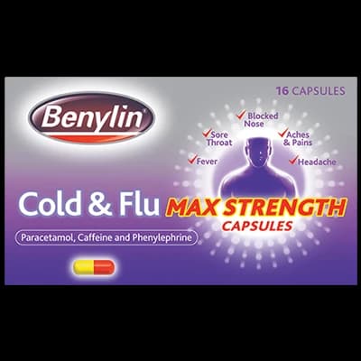 Benylin Cold & Flu Max Strength Capsules