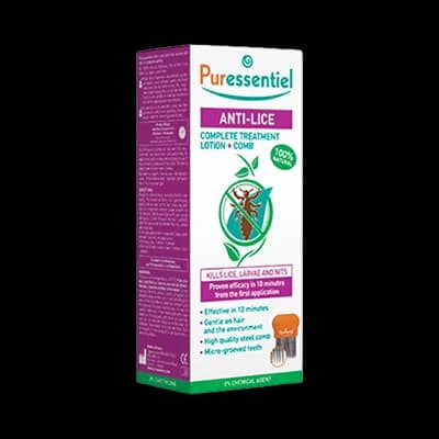 Puressentiel Anti-Lice Complete Treatment Lotion + Comb