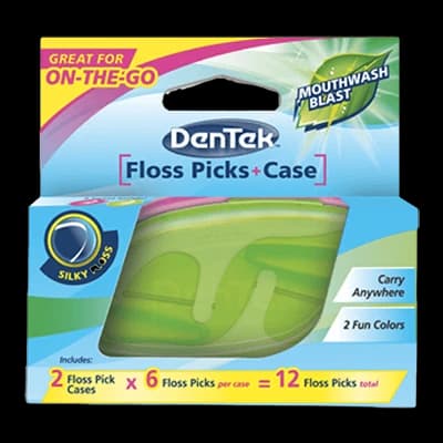 DenTek On the Go Floss Picks & Case