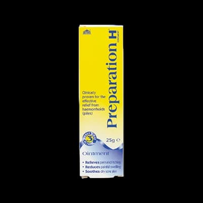 Preparation H Ointment packaging which is available to order online from NowPatient with next day delivery