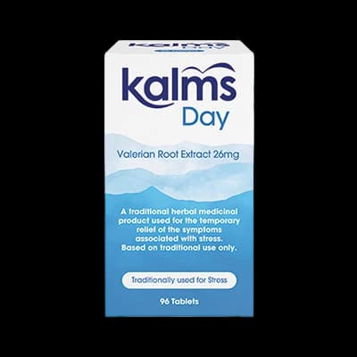 Kalms Day packaging which is available to order online from NowPatient with next day delivery