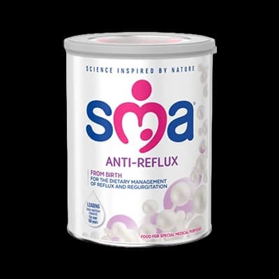 SMA Anti-Reflux packaging which is available to order online from NowPatient with next day delivery