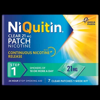 NiQuitin Clear 21mg,14mg, 7mg Patch