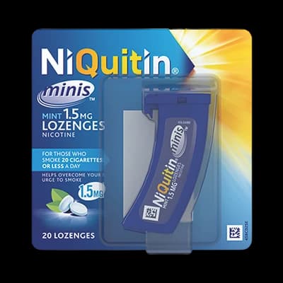NiQuitin Minis Mint 1.5mg Lozenges