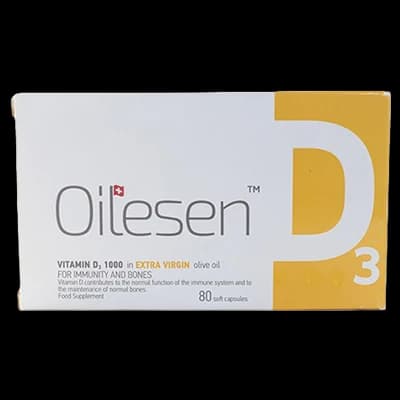 Oilesen Vitamin D3 1000 Soft Capsules