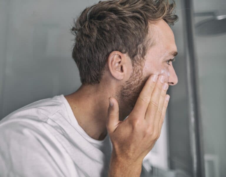 Acne on face
