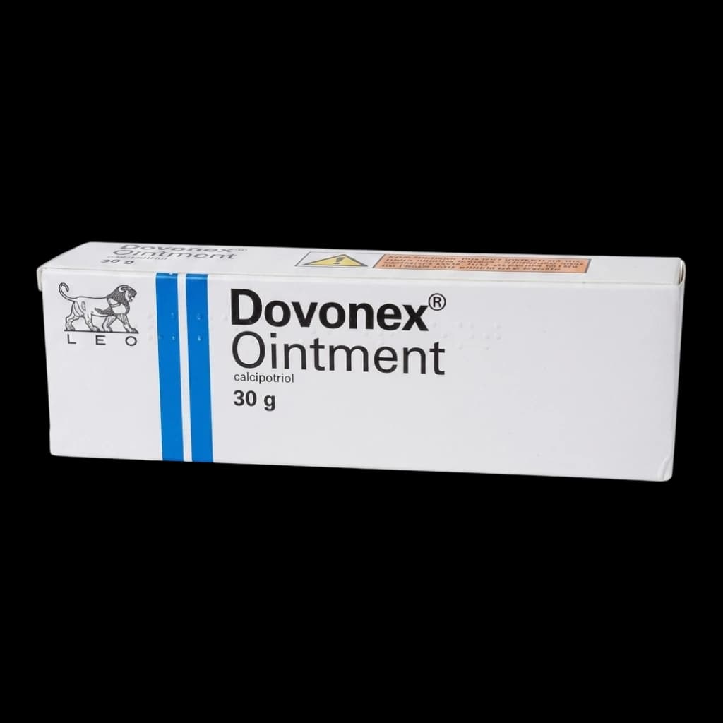 Dovonex is a topical ointment available in a 30ml size.