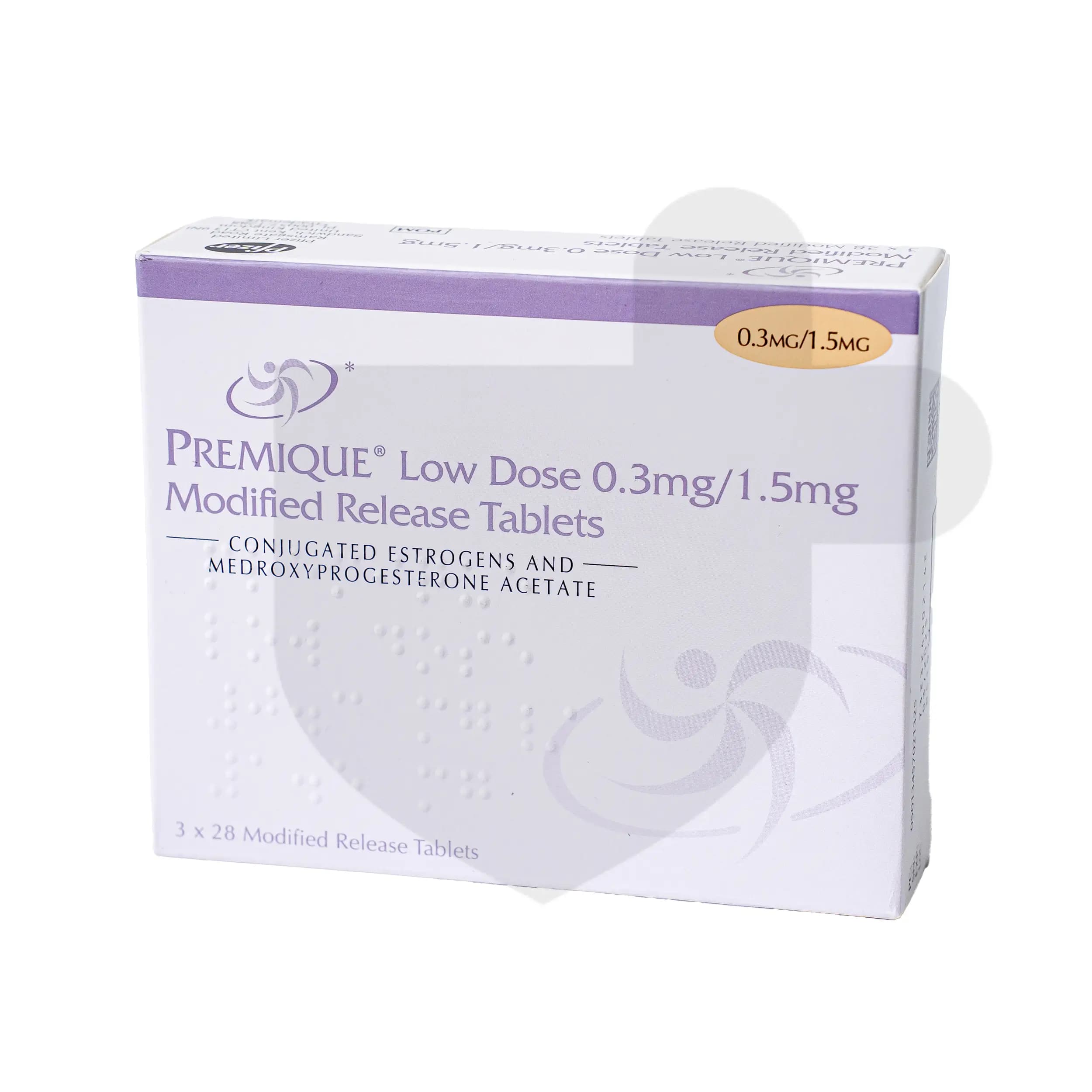 Premique Low Dose packaging which is available to order online from NowPatient with free next day delivery