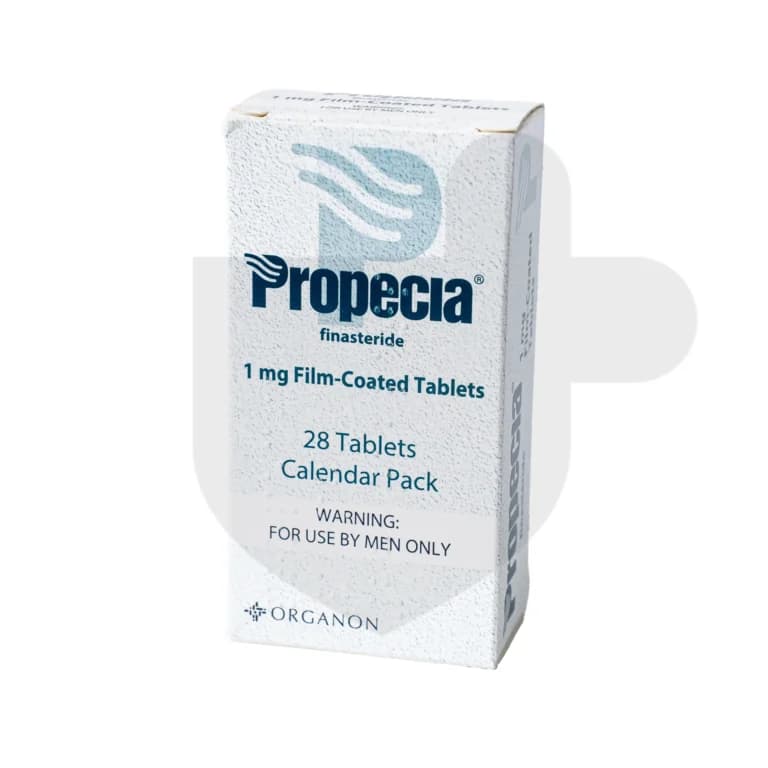 Propecia packaging which is available to order online from NowPatient with free next day delivery
