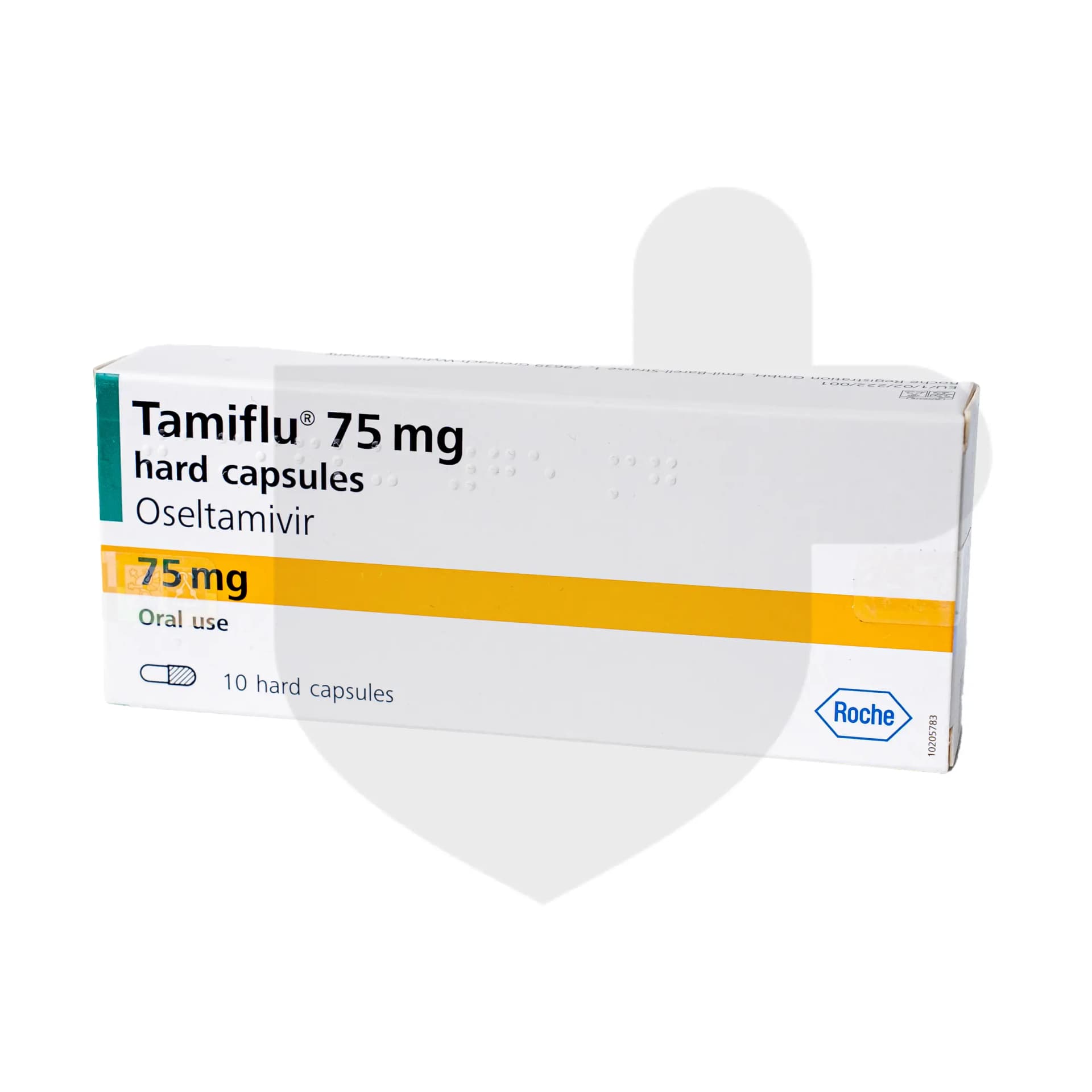 Tamiflu packaging which is available to order online from NowPatient with free next day delivery