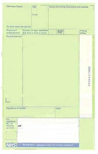 An Auto Drafted green sheet of paper with a number on it.