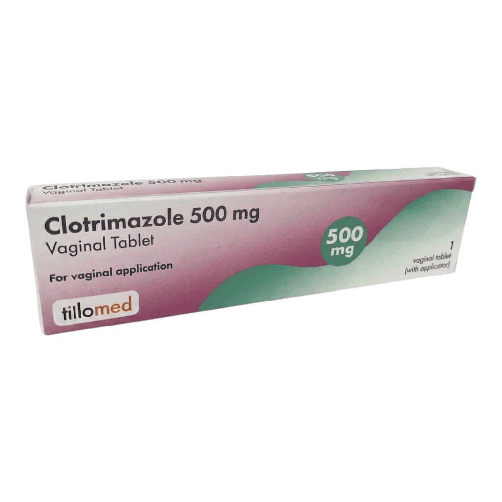 Clotrimazole Pessary packaging which is available to order online from NowPatient with free next day delivery