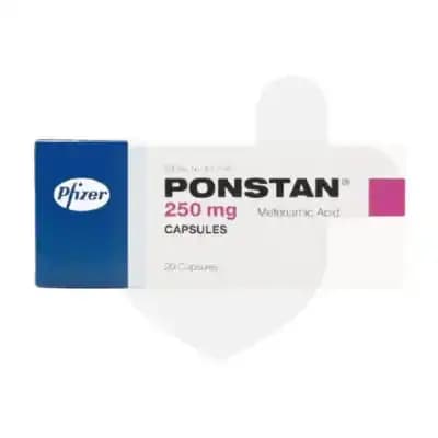 Ponstan packaging which is available to order online from NowPatient with free next day delivery