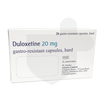 Duloxetine packaging which is available to order online from NowPatient with free next day delivery