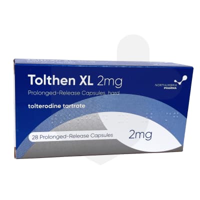 Tolthen packaging which is available to order online from NowPatient with free next day delivery