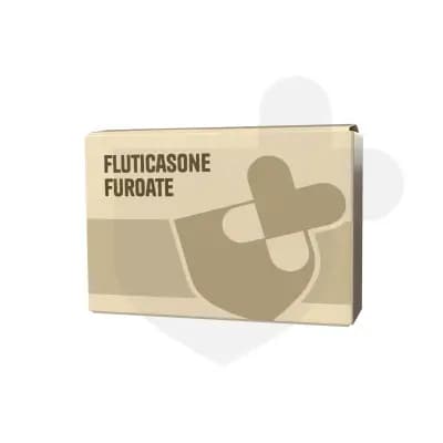 Fluticasone Furoate packaging which is available to order online from NowPatient with free next day delivery