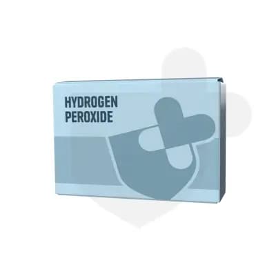 Hydrogen Peroxide packaging which is available to order online from NowPatient with free next day delivery