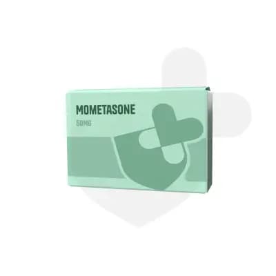 Mometasone packaging which is available to order online from NowPatient with free next day delivery