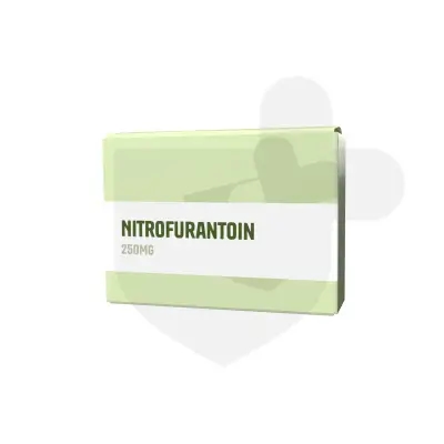 Nitrofurantoin packaging which is available to order online from NowPatient with free next day delivery