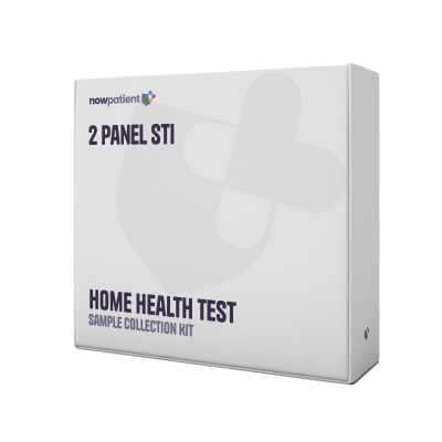 A 2 Panel STI Test biomarker home health test kit available for order with free next day delivery.