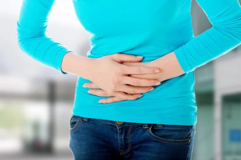 Trapped wind causing stomach issues