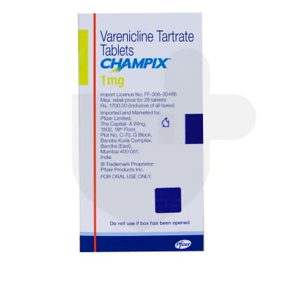 Champix 1mg tablets — NHS Quit Smoking treatment