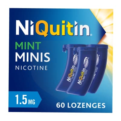 NiQuitin Minis Mint 1.5mg lozenges — NHS Quit Smoking treatment