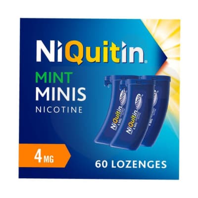 NiQuitin Minis Mint 4mg lozenges — NHS Quit Smoking treatment