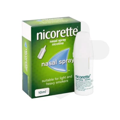 Nicorette 500micrograms/dose nasal spray for quitting smoking